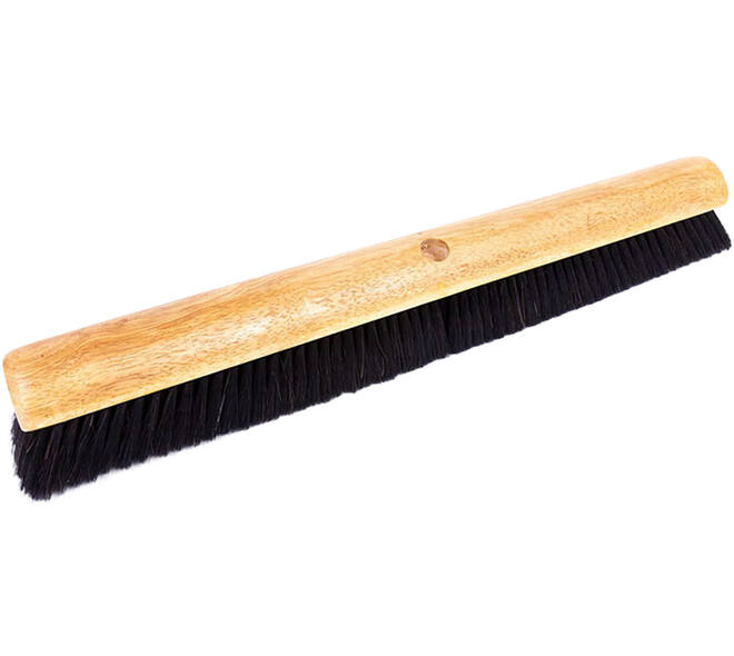 VEBA Kamerveger Zwart Haar Ronde Kap 60 cm