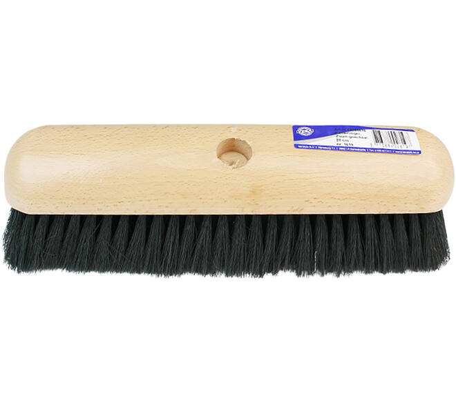 VEBA Kamerveger Zwart Haar Ronde Kap 28 cm