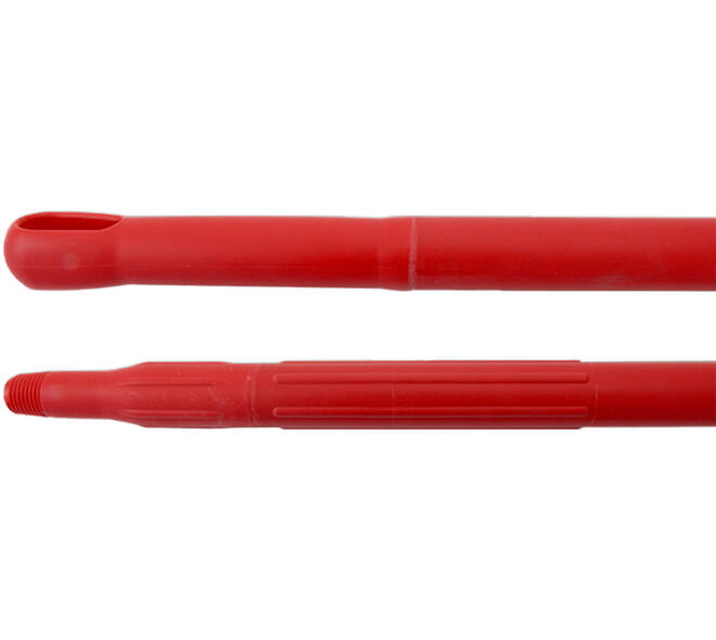 Falconbrush Hygienisch Steel Zwaar 150 cm Rood