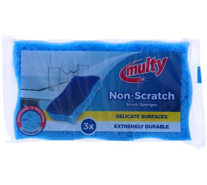 Multy Super Schuurspons Anti-kras 3 st