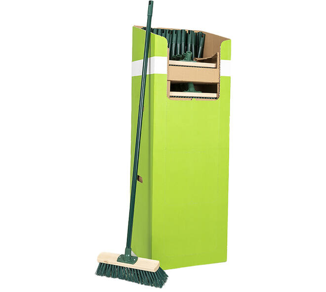 VEBA Display Straatbezem groen 40 st
