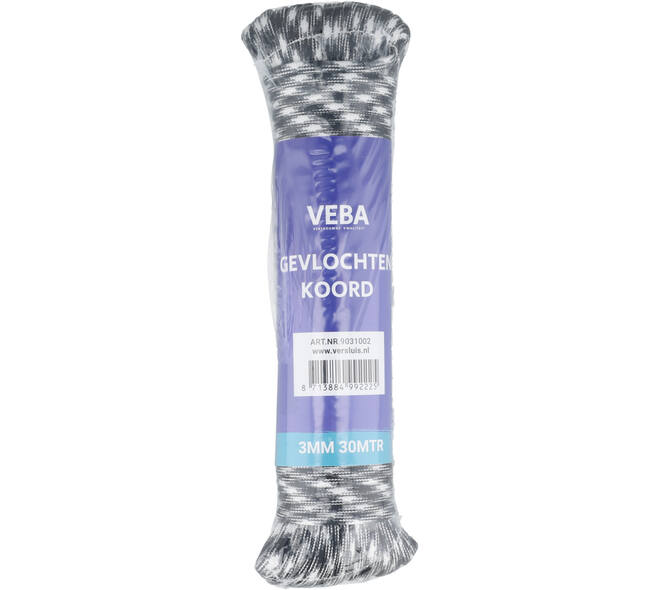 VEBA Gevlochten Koord 3 mm 30 m