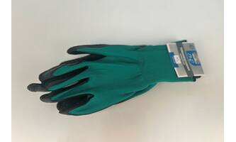 Tuinhandschoen groen/zwart mt XL