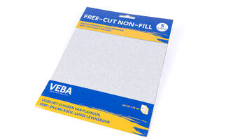VEBA Schuurpapier Vellen 23 x 28cm Zink Stearaat 5 st Middel P180