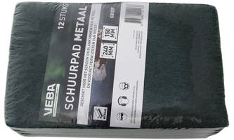 VEBA Schuurpad Metaal Grof (Groen) 150x240 mm 12 st