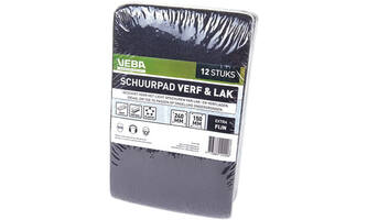 VEBA Schuurpad Verf & Lak Fijn (grijs) 150x240 mm
