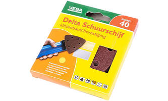 VEBA Klittenband Schuurpapier Delta 96 mm 10 st