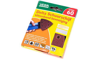 VEBA Klittenband Schuurpapier Delta 96 mm 10 st P60