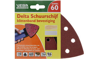 VEBA Klittenband Schuurpapier Delta 96 mm 10 st P60