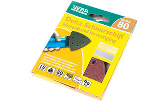 VEBA Klittenband Schuurpapier Delta 96 mm 10 st P80
