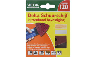 VEBA Klittenband Schuurpapier Delta 96 mm 10 st P120