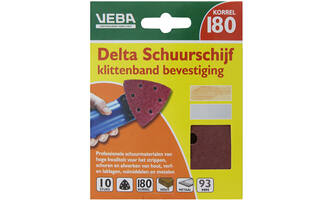 VEBA Klittenband Schuurpapier Delta 96 mm 10 st P180