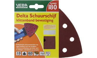 VEBA Klittenband Schuurpapier Delta 96 mm 10 st P180