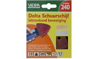 VEBA Klittenband Schuurpapier Delta 96 mm 10 st P240