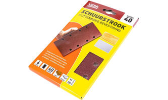 VEBA Schuurstrook Klittenband 93x185 mm 8 Gaten 6 st
