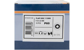 VEBA Lamellenschijf 115 mm 10 st P60