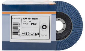 VEBA Lamellenschijf 115 mm 10 st P60