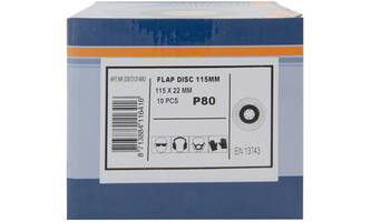 VEBA Lamellenschijf 115 mm 10 st P80