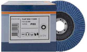 VEBA Lamellenschijf 115 mm 10 st P80