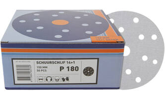 VEBA Schuurschijf Klittenband 150 mm 14+1 Gaten 50 st P180