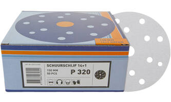 VEBA Schuurschijf Klittenband 150 mm 14+1 Gaten 50 st P320