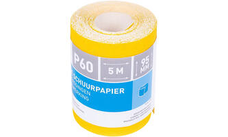 VEBA Schuurpapier Rol 95 mmx5 m Aluminium Oxide P60