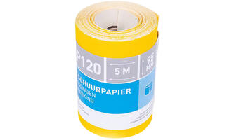 VEBA Schuurpapier Rol 95 mmx5 m Aluminium Oxide P120