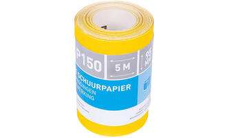 VEBA Schuurpapier Rol 95 mmx5 m Aluminium Oxide P150