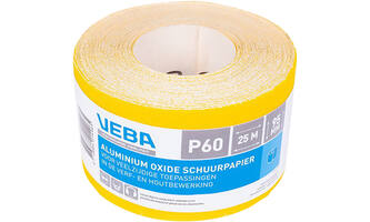 VEBA Schuurpapier Rol 95 mmx25 m Aluminium Oxide