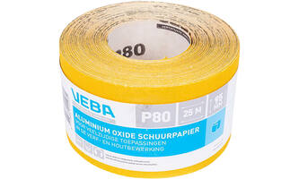 VEBA Schuurpapier Rol 95 mmx25 m Aluminium Oxide P80