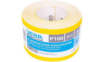 VEBA Schuurpapier Rol 95 mmx25 m Aluminium Oxide P100