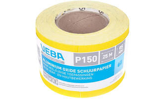 VEBA Schuurpapier Rol 95 mmx25 m Aluminium Oxide P150