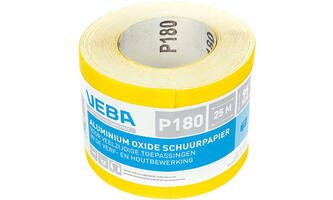 VEBA Schuurpapier Rol 95 mmx25 m Aluminium Oxide P180