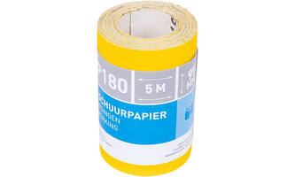 VEBA Schuurpapier Rol 95 mmx5 m Aluminium Oxide P180