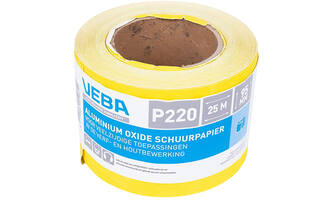 VEBA Schuurpapier Rol 95 mmx25 m Aluminium Oxide P220