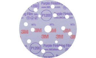 3M Hookit Purple Finishing Film Schuurschijf 260L, 150 mm, 15 Gaten, P1200, 50 st, 51158