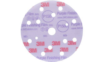 3M Hookit Purple Finishing Film Schuurschijf 260L, 150 mm, 15 Gaten, P1500, 50 st, 51154