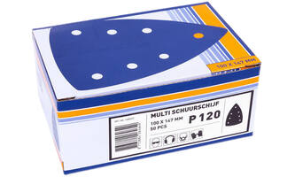 VEBA Multi Schuurschijf Klittenband 100x147 mm 7 Gaten 50 st P120