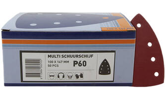 VEBA Klittenband Schuurpapier Delta 93 mm 50 st P60