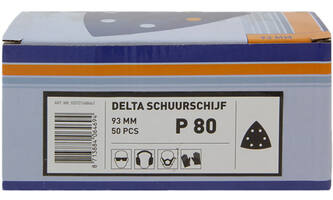 VEBA Klittenband Schuurpapier Delta 93 mm 50 st P80