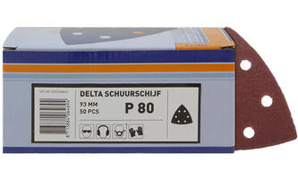 VEBA Klittenband Schuurpapier Delta 93 mm 50 st P80