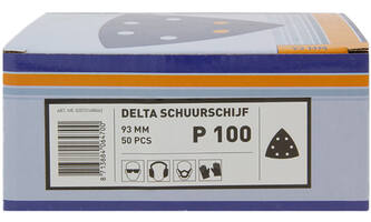 VEBA Klittenband Schuurpapier Delta 93 mm 50 st P100