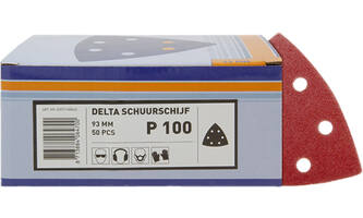 VEBA Klittenband Schuurpapier Delta 93 mm 50 st P100