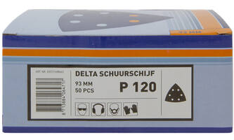 VEBA Klittenband Schuurpapier Delta 93 mm 50 st P120
