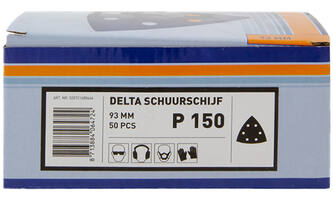 VEBA Klittenband Schuurpapier Delta 93 mm 50 st P150