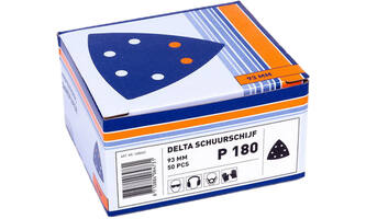 VEBA Klittenband Schuurpapier Delta 93 mm 50 st P180