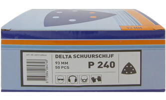 VEBA Klittenband Schuurpapier Delta 93 mm 50 st P240