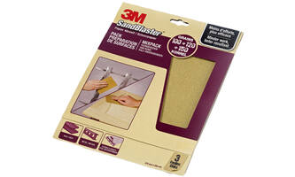 3M Sandblaster Schuurvellen Paars (Kale Ondergonden) 23x28cm 3 Vellen