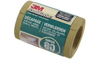 3M Sandblaster Schuurpapier groen P80 Rol 5 m - 500Rl80