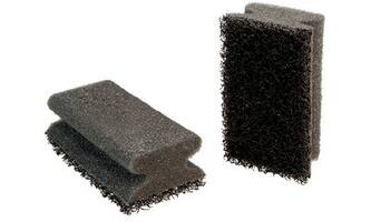 3M Scotch-Brite Schuurpads NS2030, Zwart/Zwart, 70 mm x 130 mm, 6 st